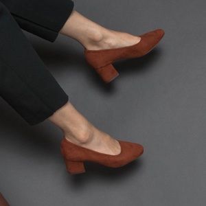 Oak and Fort Block Heel